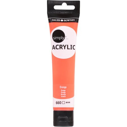 Daler-Rowney Simply Acrylic 75 ml - Orange