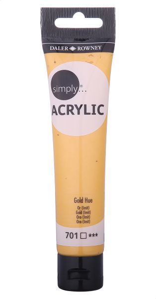Daler-Rowney Simply Acrylic 75 ml - Or