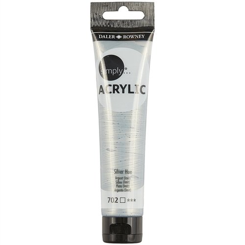 Daler-Rowney Simply Acrylic 75 ml - Argent
