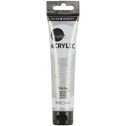 Daler-Rowney Simply Acrylic 75 ml - Argent