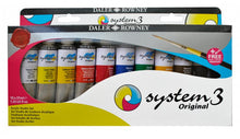 Daler-Rowney System3 Acrylic Sets - Coffret studio - 10 x 37 ml