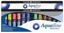 Daler-Rowney Aquafine Watercolour Sets - Coffret découverte - 12 x 8 ml