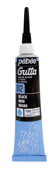 Pebeo Gutta Silk Outliner 20 ml - 12 - Noir