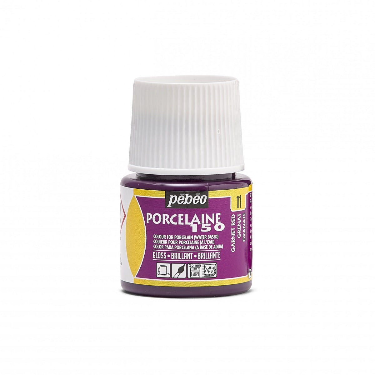 Pebeo Porcelaine 150 Peinture porcelaine 45 ml - 11 - Granaat