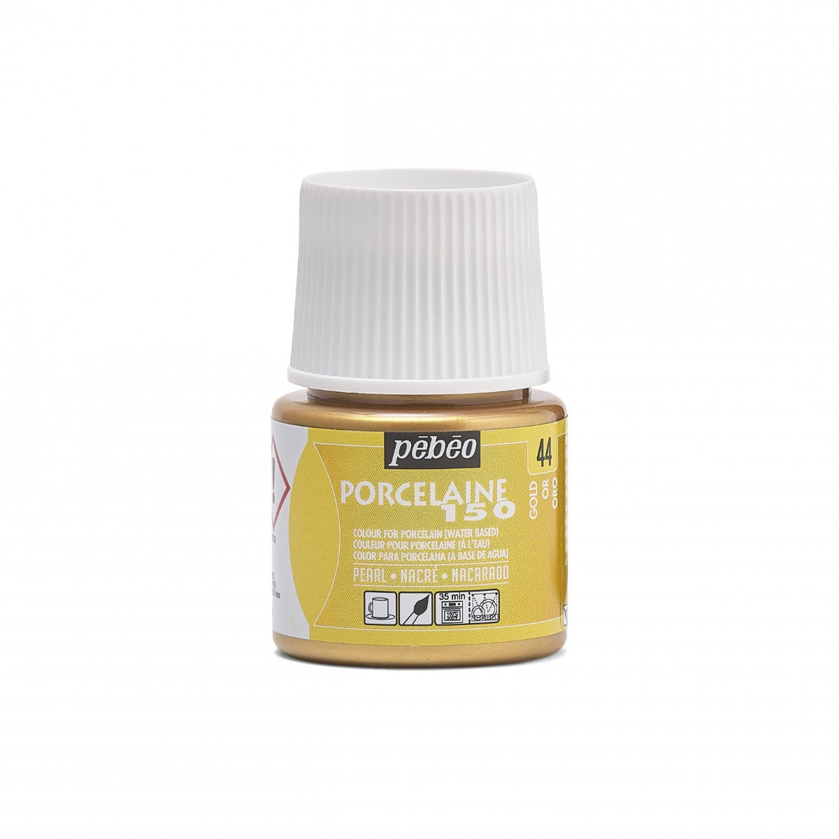 Pebeo Porcelaine 150 Peinture porcelaine 45 ml - 44 - Or