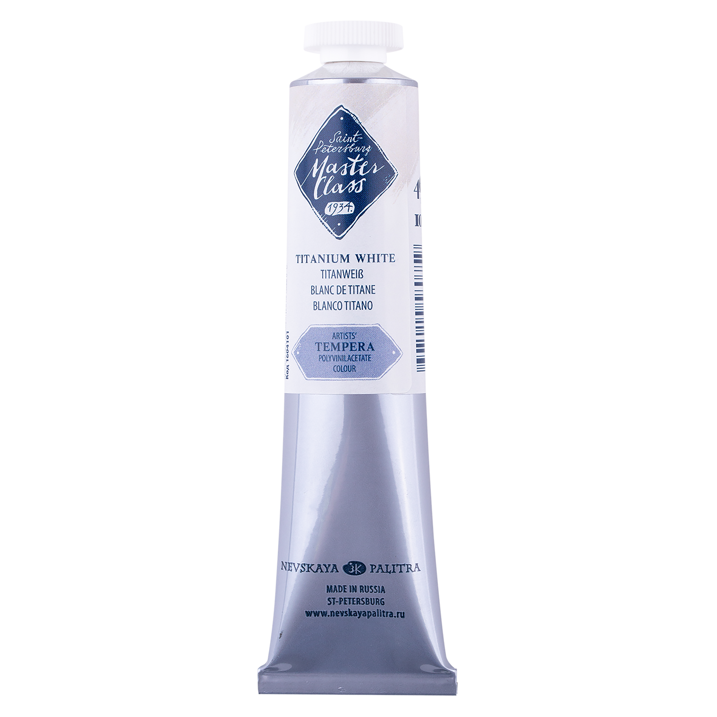 Master Class Tempera Paint 46 ml - Titanium White