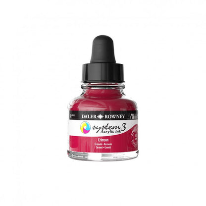 Daler-Rowney System3 Acrylic Ink 29.5 ml - Crimson