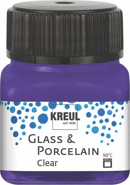 Kreul Glass & Porcelain Clear 20 ml - Violet