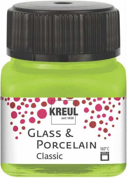 Kreul Peinture verre et porcelaine Classic 20 ml - Opaque Meigroen