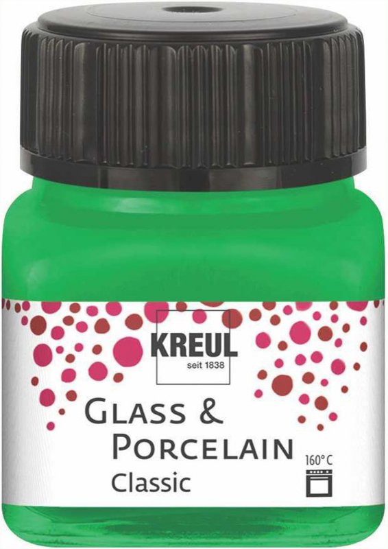 Kreul Peinture verre et porcelaine Classic 20 ml - Opaque Vert