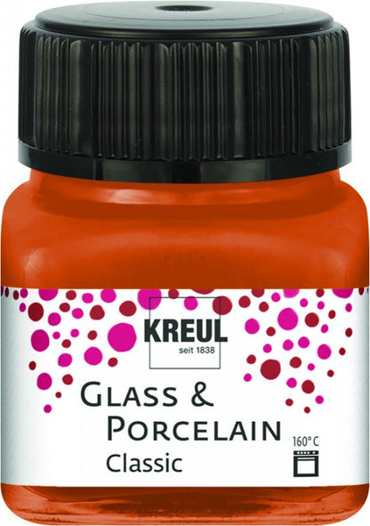 Kreul Peinture verre et porcelaine Classic 20 ml - Metallic Cuivre