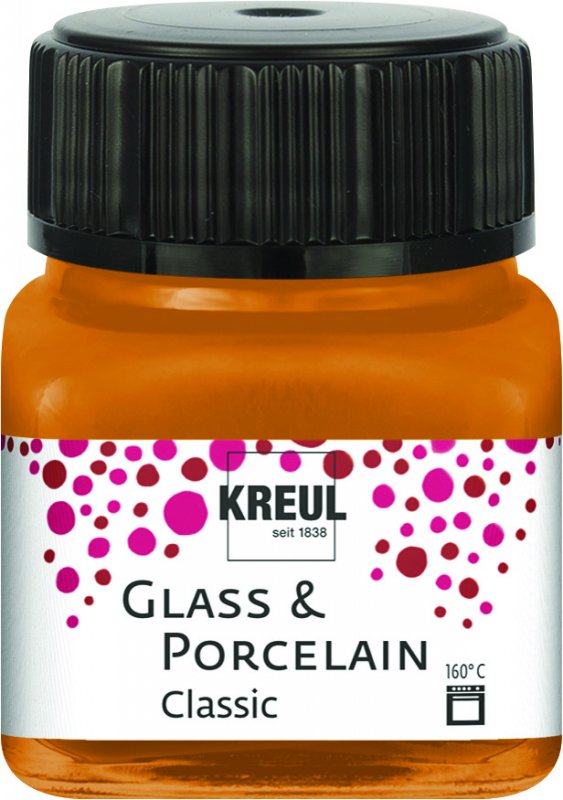 Kreul Peinture verre et porcelaine Classic 20 ml - Metallic Goudbrons
