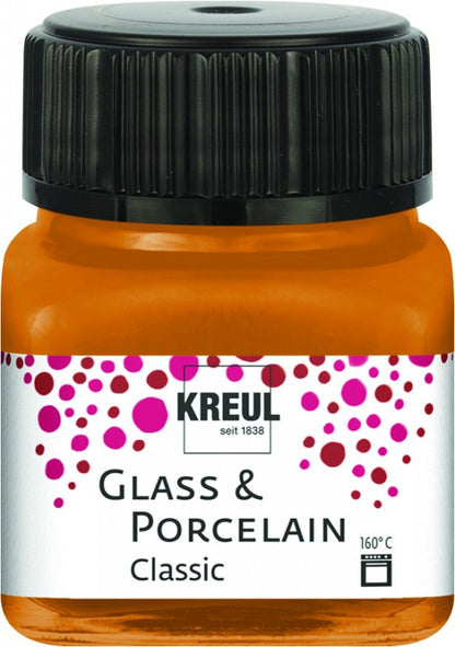Kreul Peinture verre et porcelaine Classic 20 ml - Metallic Goudbrons