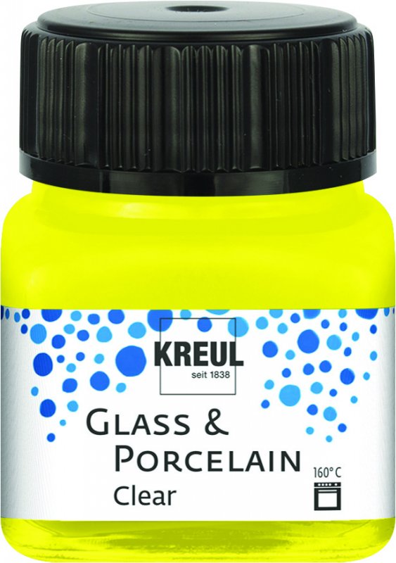 Kreul Glass & Porcelain Clear 20 ml - Jaune