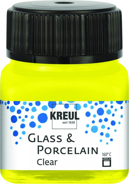 Kreul Glass & Porcelain Clear 20 ml - Jaune
