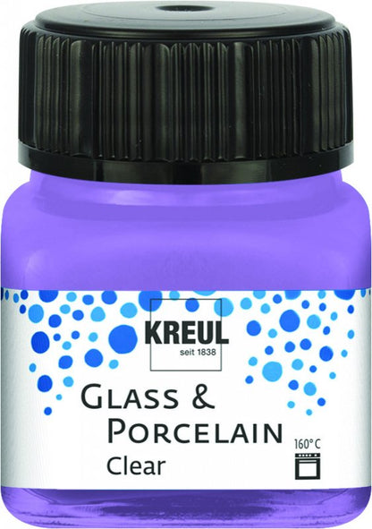 Kreul Glass & Porcelain Clear 20 ml - Lila