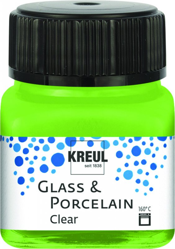 Kreul Glass & Porcelain Clear 20 ml - Appelgroen