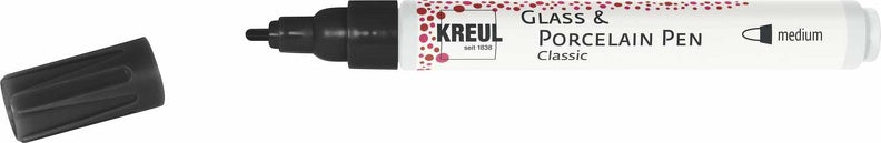 Kreul Glass & Porcelain Porseleinstift Classic - Noir