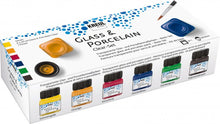 Kreul Peinture verre et porcelaine Sets 6 x 20 ml - Clear - Transparent Couleurs
