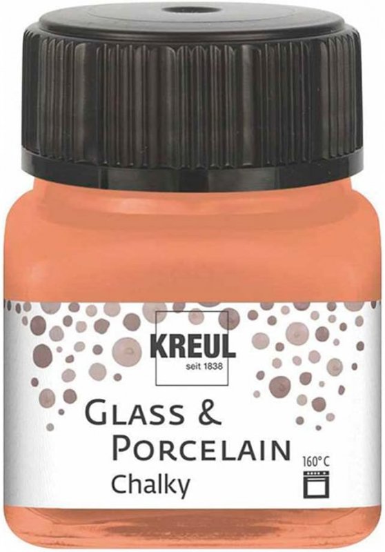 Kreul Peinture verre et porcelaine Chalky 20 ml - Terracotta Earth