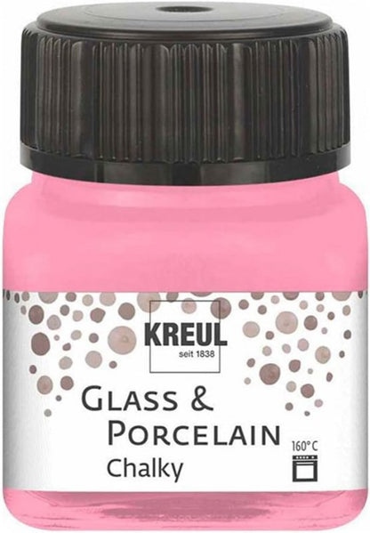 Kreul Peinture verre et porcelaine Chalky 20 ml - Candy Rose