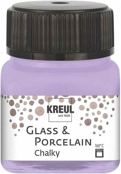 Kreul Peinture verre et porcelaine Chalky 20 ml - Sweet Lavender