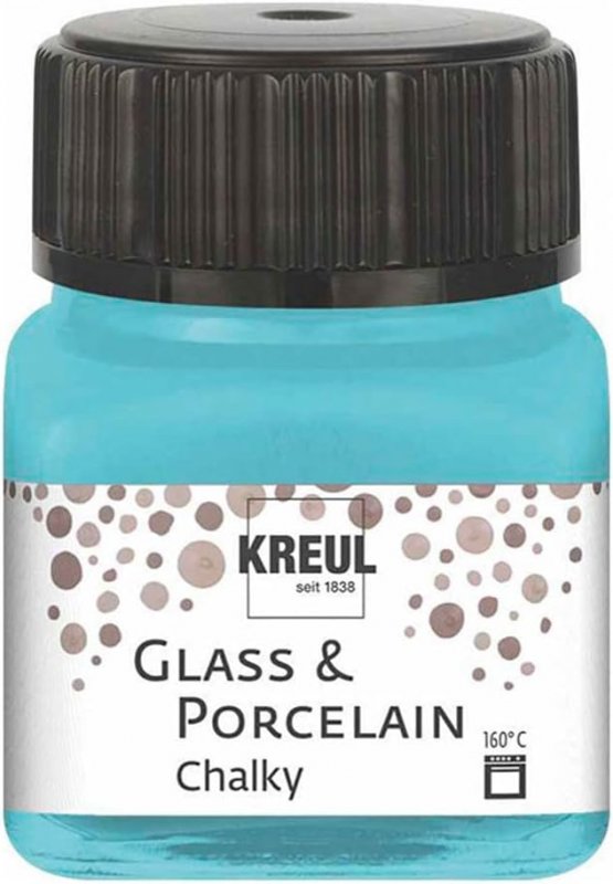 Kreul Peinture verre et porcelaine Chalky 20 ml - Ice Mint