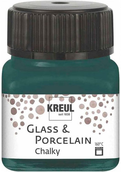 Kreul Peinture verre et porcelaine Chalky 20 ml - Cottage Green