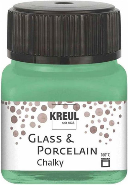 Kreul Peinture verre et porcelaine Chalky 20 ml - Rosemary Green