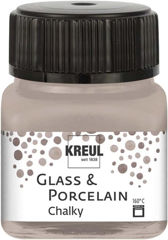 Kreul Peinture verre et porcelaine Chalky 20 ml - Noble Nougat