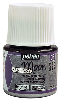 Pebeo Fantasy Moon Peinture à effets 45 ml - Argent