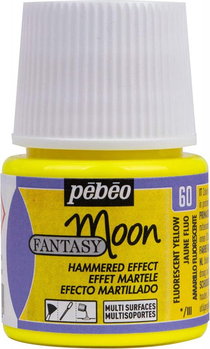 Pebeo Fantasy Moon Peinture à effets 45 ml - Fluo Yellow
