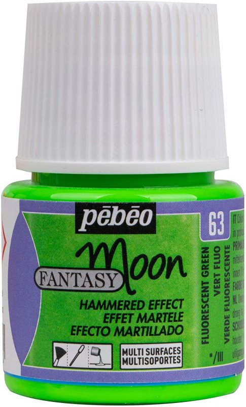 Pebeo Fantasy Moon Peinture à effets 45 ml - Fluo Green