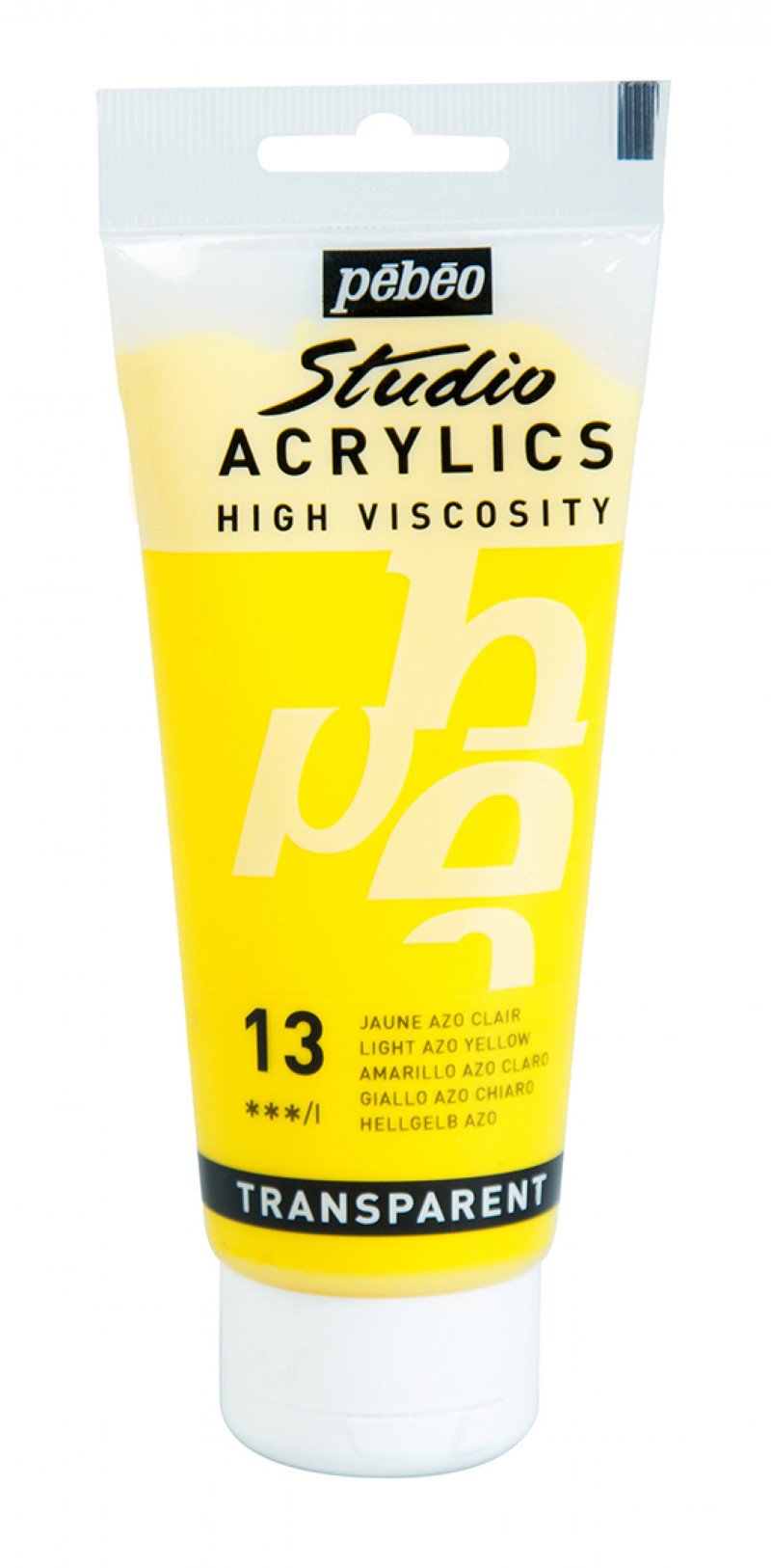 Pebeo Studio Peinture acrylique 100 ml - 13 - Jaune azo clair