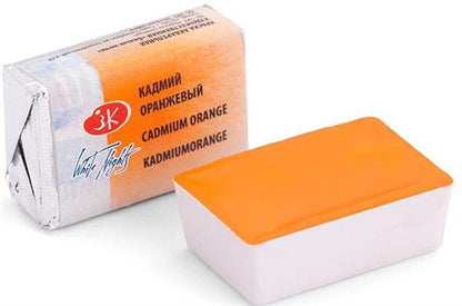 White Nights Watercolour Pan 2.5 ml - Kleuren A-M - Cadmium Orange
