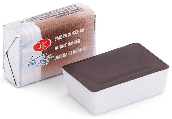 White Nights Watercolour Pan 2.5 ml - Kleuren A-M - Burnt Umber