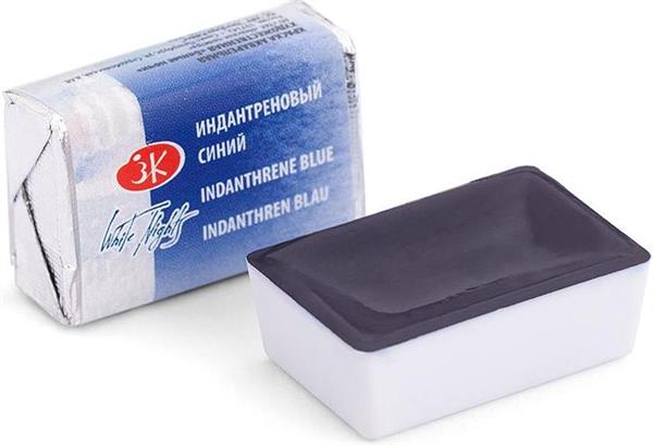 White Nights Watercolour Pan 2.5 ml - Kleuren A-M - Indanthrene Blue Light