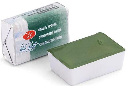 White Nights Watercolour Pan 2.5 ml - Kleuren A-M - Chromium Oxide