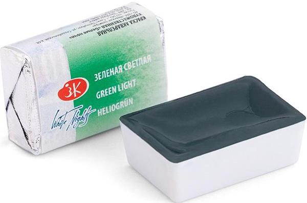 White Nights Watercolour Pan 2.5 ml - Kleuren A-M - Green Light