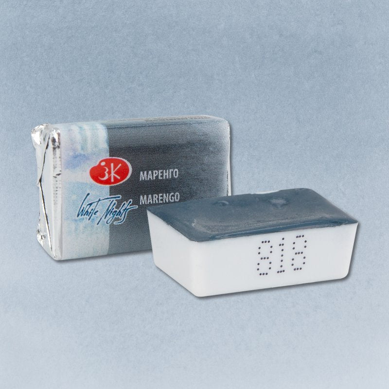 White Nights Watercolour Pan 2.5 ml - Kleuren A-M - Marengo