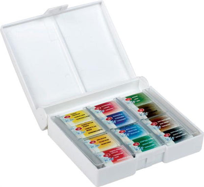 White Nights Watercolour Sets - Plastic box - 12 pack
