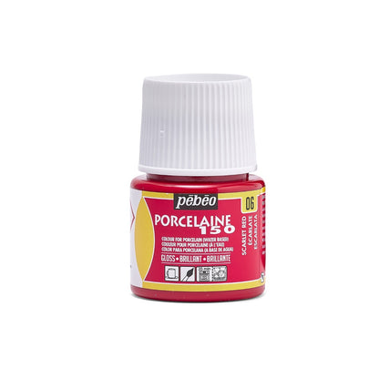Pebeo Porcelaine 150 Peinture porcelaine 45 ml - 06 - Scharlaken