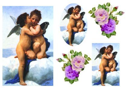 Hobby & Blu Printed Decoupage Rice Paper 43 x 32 cm - Design 166
