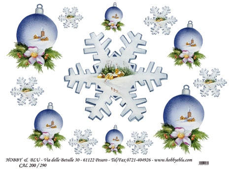 Hobby & Blu Printed Decoupage Rice Paper 43 x 32 cm - Design 290