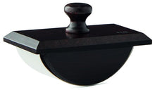E+M Large Wooden Rocker Blotter - Finition noyer