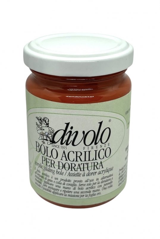 Divolo Acryl-Poliment Apprêt pour dorure 125 ml - Rouge