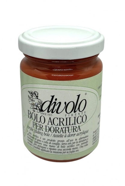 Divolo Acryl-Poliment Apprêt pour dorure 125 ml - Rouge