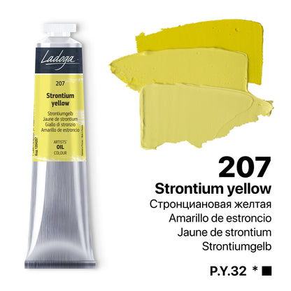 Ladoga Oil Paint 46 ml - Strontium Yellow