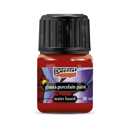 Pentart Peinture porcelaine & verre 30 ml - Rouge