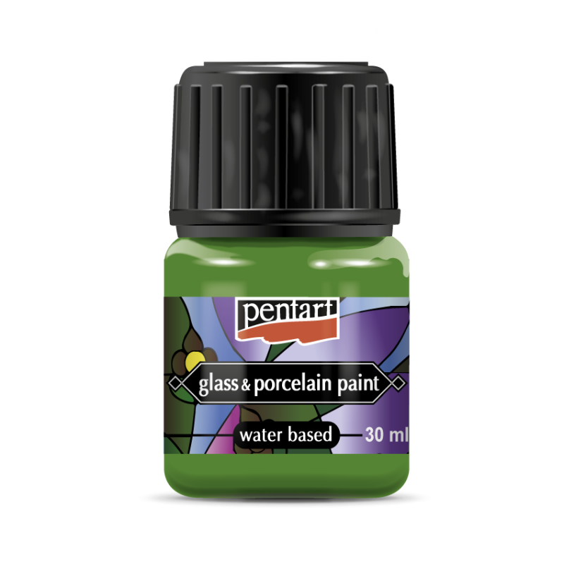 Pentart Peinture porcelaine & verre 30 ml - Apple Green